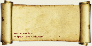 Matija Binjić vizit kartica